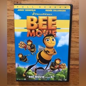 🖤5 for $20- Bee Movie DVD 2007 Animation Family ChildrenJerry Seinfeld,Zellweger